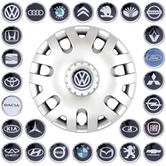 Купить Колпаки для колес SKS 204 R14 Серые Эмблема На Выбор VW Polo 4 шт 21897 14 SKS