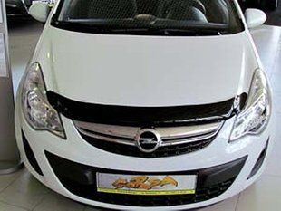 Купити Дефлектор капоту мухобійка для OPEL Corsa D 2006- 7075 Дефлектори капота Opel