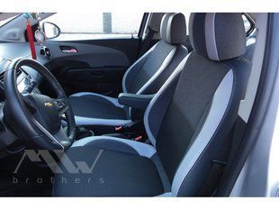 Купить Авточехлы модельные MW Brothers для Chevrolet AVEO (T300) с 2011 серия Premium Style (серая нить) 59062 Чехлы модельные MW Brothers