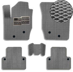 Buy EVA floor mats for Volvo XC-90 2002-2014 with heel pad Grey 5 pcs 79446 Floor mats for Volvo