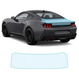 Купити Антигравійна захисна бронеплівка за лекалами для Ford Mustang S650 2024- зона кришки багажника 104498 Модельні лекала захисних плівок для Ford