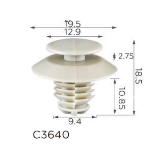 Buy Door Trim Fastening Clip (Universal) (C3640) 73336 Door type retainer