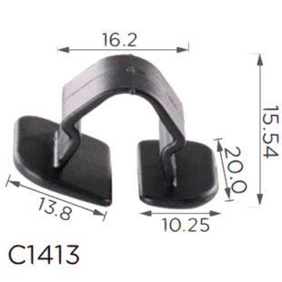 Buy Hood Clip Audi Volkswagen Seat Skoda (1H586384901C) C1413 73386 Fixer for moldings and radiator grilles