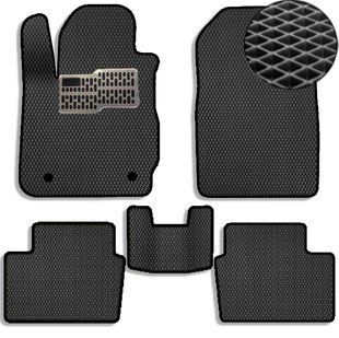 Buy EVA floor mats for Ford Fiesta Sedan USA 2008-2019 with heel pad Black 5 pcs 63850 Floor mats for Ford