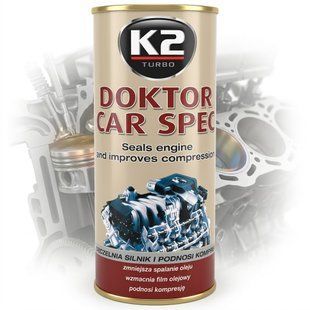 Купить Присадка добавка в масло K2 DOKTOR CAR SPEC 443 мл (T350SYNT) (K20045) 42573 Присадки - Промывки - Антигель