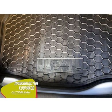 Купити Автомобільний килимок у багажник Citroen C4 Cactus 2015- Гумо-пластик 42008 Килимки для Citroen
