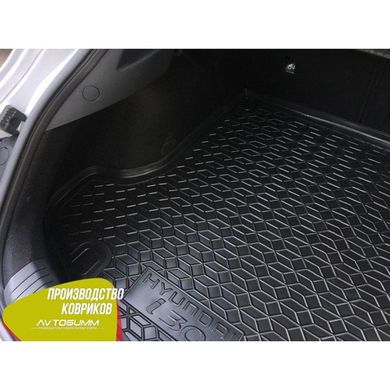 Купить Автомобильный коврик в багажник Hyundai i30 2019- Fastback / Резиновый (Avto-Gumm) 28039 Коврики для Hyundai