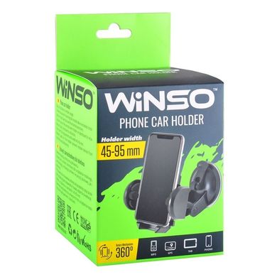 Купить Автоутримувач WINSO для планшета на присоску 7-10.1" 145-250 мм 24693 Автодержатель для планшета и регистратора