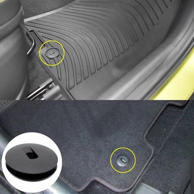 Купити Кліпса кріплення килимків для Hyundai / Kia під гачок Чорна 1 шт 58115 Кліпси для автокилимків