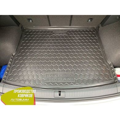 Купить Автомобильный коврик в багажник Volkswagen Tiguan 2016- Резино - пластик 42458 Коврики для Volkswagen