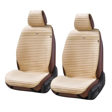 Купить Накидки для передних сидений Алькантара Elegant PALERMO Бежевые (700 204) 9867 Накидки для сидений Premium (Алькантара)