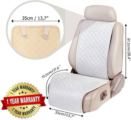 Купить Накидки для передних сидений Алькантара Verona M Серые 2 шт (Оригинал) 60173 Накидки для сидений Premium (Алькантара)