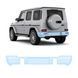 Buy Pre-cut paint protection film for Mercedes-Benz G-Class W463 2018- rear bumper 106935 Model-specific paint protection film patterns for Mercedes-Benz