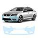 Купить Антигравийная защитная бронепленка по лекалам для Seat Toledo IV 2012-2019 - передний бампер 108798 Модельные лекала защитных пленок для Seat