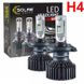 Купити LED лампи автомобільні Solar H4 12/24 8000Lm 60W 6500K IP67 Радиатор и кулер 2 шт (8304) 39067 LED Лампи Solar - 1 фото из 4