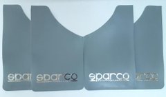 Купить Брызговики малые серые - 4шт - SPARCO - 360х220 резино-пласт 23513 Брызговики большие Тип (Speed Master) (Sparco)