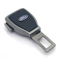Купити Заглушка перехідник ременя безпеки з логотипом Ford Темний хром 1 шт 39424 Заглушки ременя безпеки