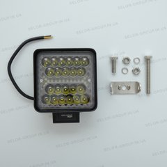Купить Дополнительная LED фара 66W (3W*22) 10-30V 110x110x45 mm Дальний 1 шт 8499 Дополнительные LЕD фары