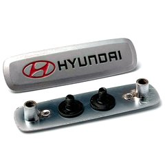 Купить Эмблема шильдик Hyundai для автомобильных ковриков Алюминий 1 шт 60779 Эмблемы шильдики Подпятники для автоковриков