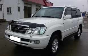 Купить Дефлектор капота (мухобойка) LEXUS LX470 (Logo) 21260 Дефлекторы капота (мухобойки)