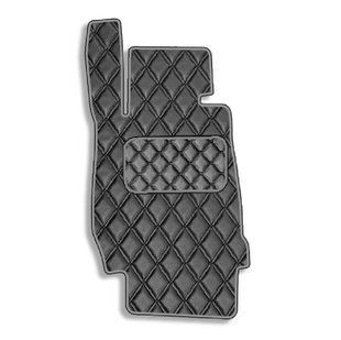 Buy Driver's eco-leather floor mat for BMW 3 (F30 / F31) 2011-2019 with heel pad 1 pc (Rombus) 80498 Floor mats for Bmw