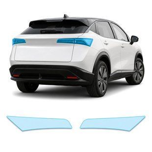 Купити Антигравійна захисна бронеплівка за лекалами для Nissan Ariya 2022- задні ліхтарі стопи 107603 Модельні лекала захисних плівок для Nissan