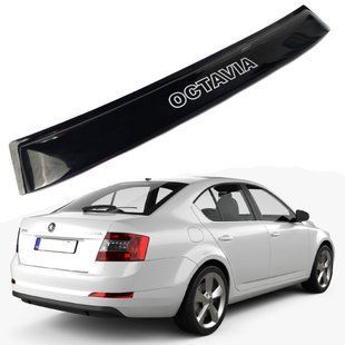 Купить Cпойлер заднего стекла козырек для Skoda Octavia A7 2014- Voron Glass 87047 Спойлеры на заднее стекло