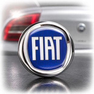 Купить Эмблема для Fiat Albea Punto Palio D75 пластиковая скотч Синяя (OEM: FM0494S1) 22254 Эмблемы на иномарки
