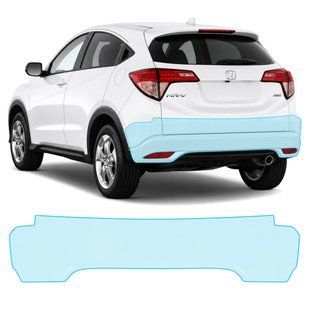 Buy Pre-cut paint protection film for Honda HR-V (US/global) II 2015-2018 - rear bumper 104727 Model-specific paint protection film patterns for Honda