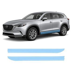 Buy Pre-cut paint protection film for Mazda CX-9 TC facelift 2020-2023 - lower body area 106504 Model-specific paint protection film patterns for Mazda