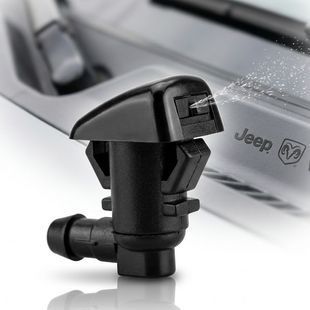Buy Windscreen washer nozzle angular for Jeep Dodge Chrysler 1 pc (E50) 94940 Windscreen and headlight washer nozzles