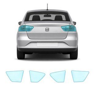 Купить Антигравийная защитная бронепленка по лекалам для Seat Toledo IV 2012-2019 - задние фонари стопы 108803 Модельные лекала защитных пленок для Seat
