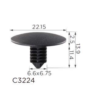 Buy Clip for trim Nissan, Infiniti (66820-1KM0A, 668201KM0A) (C3224) 74179 Nail type fastener