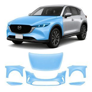 Buy Pre-cut paint protection film for Mazda CX-5 KF facelift 2022- front end 106436 Model-specific paint protection film patterns for Mazda