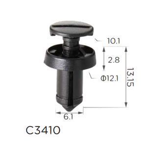 Buy Clip fender liner Renault 7703072361 Fiat 51761163 (C3410) 74029 Spacer retainer with locking