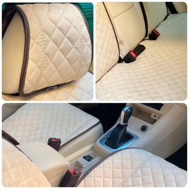Buy Seat cover Alcantara Verona Premium L Beige 1 pc (Original) 86545 Premium Seat Covers (Alcantara)