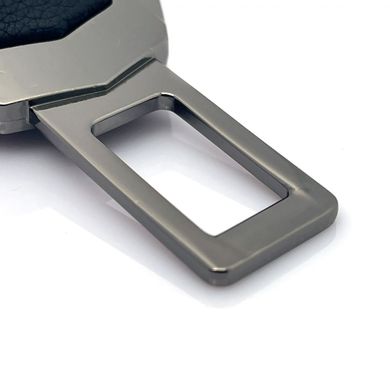Купити Заглушка ремня безпеки з логотипом Skoda Темний хром 1 шт 39470 Заглушки ременя безпеки