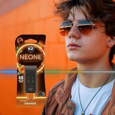 Купити Ароматизатор повітря на обдув K2 NEONE ALLRIGHT ORANGE Апельсин (V372) (K20774) 87003 Ароматизатор на обдування