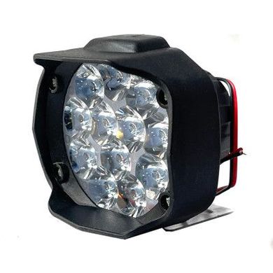 Купити Додаткова LED фара 65x78x70 мм / 12W (1W*12) 12-85V Далеке світло 1 шт 9014 LED Фари Пластиковий корпус