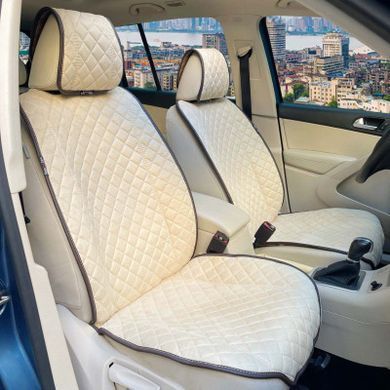 Buy Seat cover Alcantara Verona Premium L Beige 1 pc (Original) 86545 Premium Seat Covers (Alcantara)
