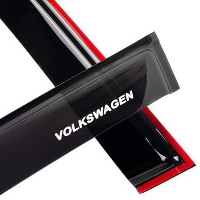 Купить Дефлекторы окон ветровики Volkswagen Bora Variant / Jetta IV Variant 1999-2005 Скотч 3M Voron Glass 91407 Дефлекторы окон Volkswagen