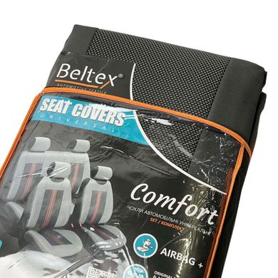 Купить Автомобильные чехлы Beltex Comfort комплект Серые (BX52110) 4727 Майки для сидений закрытые