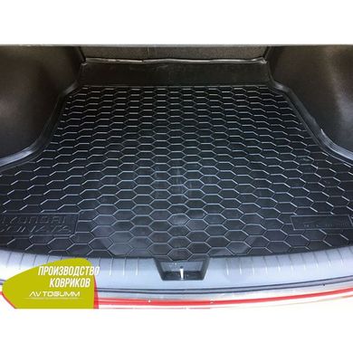 Купити Автомобільний килимок в багажник Hyundai Sonata (LF) 2016-2021 Europe Гумовий (Avto-Gumm) 30967 Килимки для Hyundai