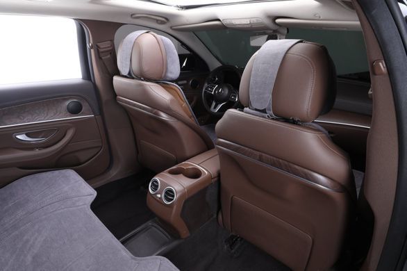 Купити Накидки на передні сидіння Алькантара Maybach Додаткова вентиляція Сірі 2 шт 96500 Накидки для сидінь Premium (Алькантара)