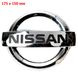 Купить Эмблема для Nissan 175 x 150 мм пластиковая / 4 пукли / Большая 21556 Эмблемы на иномарки - 1 фото из 4