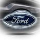 Купить Эмблема-значок для Ford Focus, Fiesta (2008-2015) 95х37 мм пластик хром (OEM: 2038573) 67337 Эмблемы на иномарки