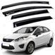 Дефлекторы окон ветровики для Ford Fiesta VI Седан 2014- USA Voron Glass