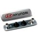 Купити Емблема шильдик Hyundai для автомобільних килимків Алюміній 1 шт 60779 Емблеми шильдики Підп'ятники для автокилимків - 1 фото из 3