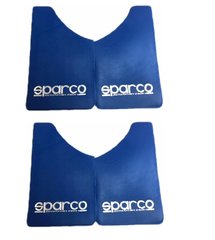 Купить Брызговики малые синие - 4шт - SPARCO - 360х220 резино-пласт 23514 Брызговики большие Тип (Speed Master) (Sparco)
