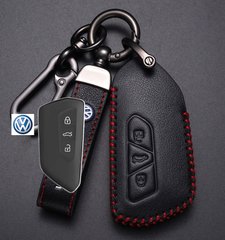 Купити Чохол для автоключів Volkswagen ID3 ID4 ID6 із Брелоком Карабін Оригінал (3 кнопки №8) 66770 Чохли для автоключів (Оригінал)